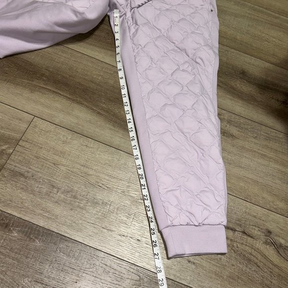 ATHLETA Solstice Apres Ski Down Quilted Shasta Purple Joggers Size 16 ~EUC - Picture 10 of 10